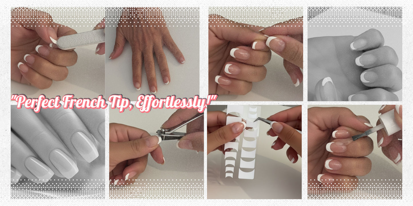 Salon French Tip. Effortlessly